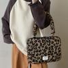 Elegante Borsa a Spalla per Laptop con Stampa Leopardo Antishock in Poliestere Adatta a Laptop da 11/13/14" e 15/15.6" con Manici Design Protettivo alla Moda per l'Uso Quotidiano