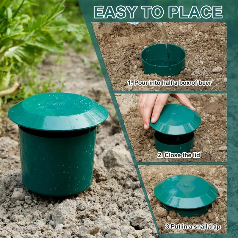 10/1x Snail Cage Slug House Snail Trap Catcher Animal Pest Repeller Garden Farm Protector Eco-friendly Gardening Accessories