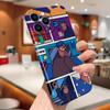For iPhone 16 Samsung S23 S22 A13 A23 A52 A33 Huawei Honor Xiaomi Redmi OPPO Vivo Cartoon Old Man Design Full Lens Protect Hard Shockproof Back Case