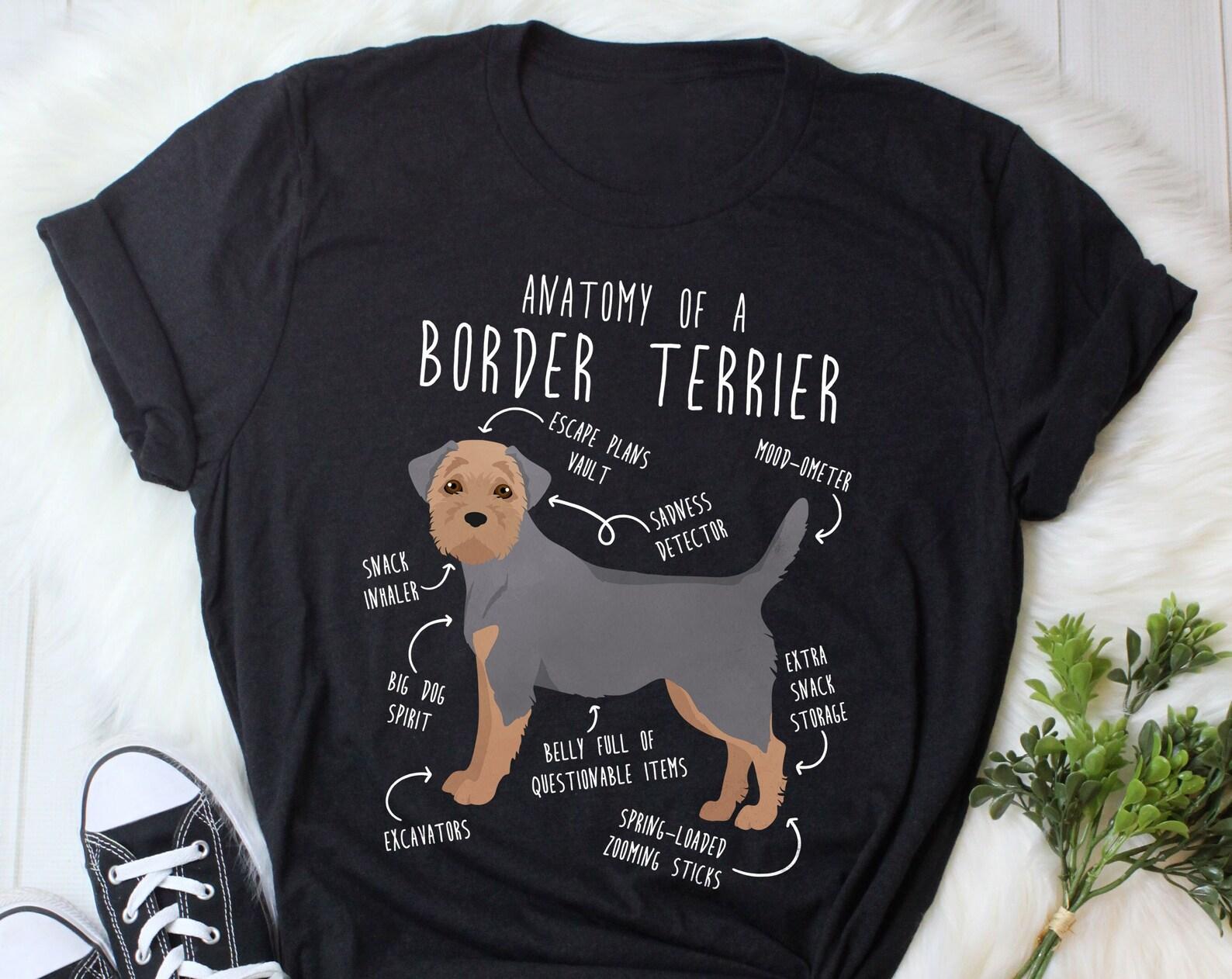 Border Terrier Shirt, , Blue and Tan Border Terrier, Dog Lover Gift, Cute Dog T-shirt, Pet Lover Tshirt, Tee, Dog Mom, Dog Dad 120