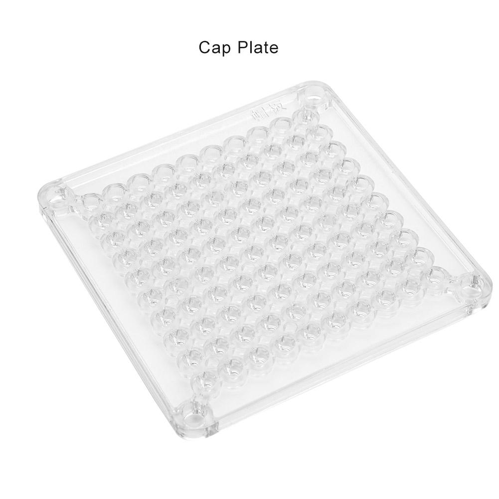 Empty Capsule Plates 100 Holes Manual Vitamins Powder Pressing Plate Capsules Filling Tool 0#