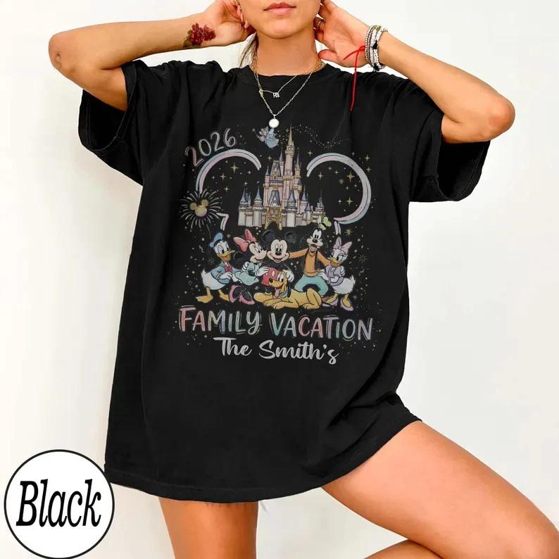 Mickey And Minnie Castle Shirt S