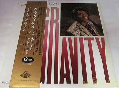 12inch Record JAMES BROWN  Gravity C12Y0213 Scotti Bros. Re 1986 Japan Dance  Electronica Used