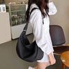 Nylon Tote Bag With Seams For Casual Daily Use Women Men Large Capacity