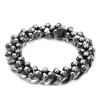 KALEN Punk Fine Jewelry Fashion Bracelets Men Multiple Style Chain Stainless Steel Skull Links Bracelet