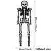 100'' Halloween Skull Balloon Giant Skeleton Foil Balloon Skeleton Birthday Party Supplies Spooky Halloween Balloons Decorations