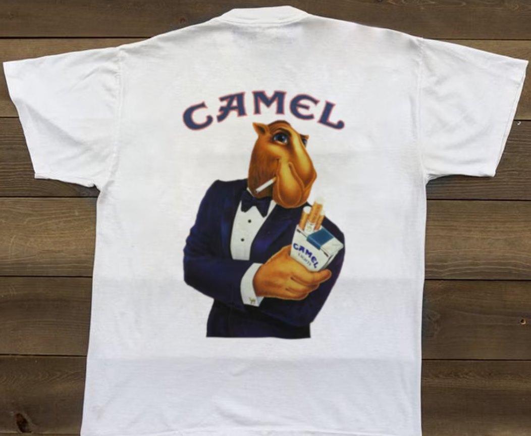 Vintage Camel Tee Shirt Cigarette Classic Design Camel Shirt Marlboro Shirt Ciga XXXXL