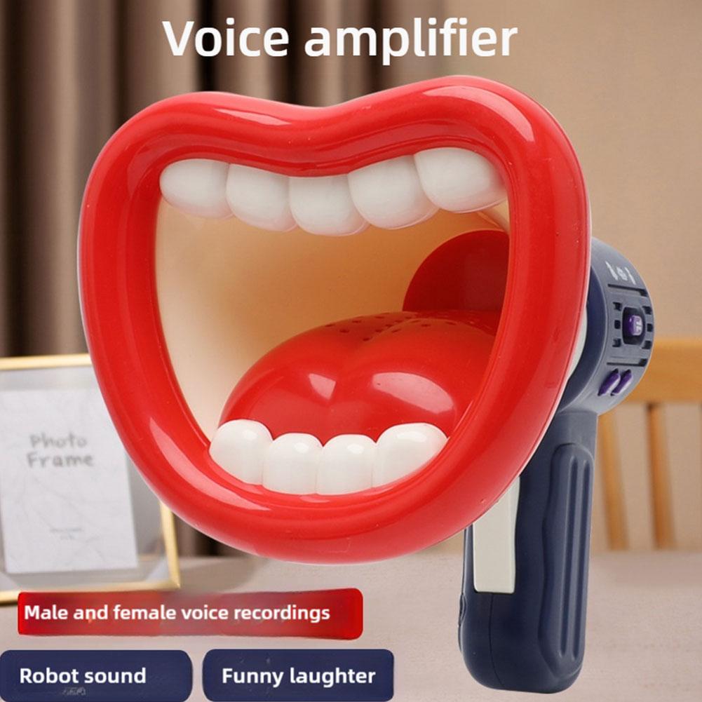 Funny Horn Voice Changer Creative Big Mouth Handheld Changer Megaphone Toy Voice Q5Z2