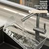 Clear Cabinet Door Organizer Large Capacity Spice Bottle Storage Box  Kitchen Use
