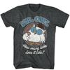 Tootsie Roll Herr. Eule Black Heather Erwachsenen-T-Shirt