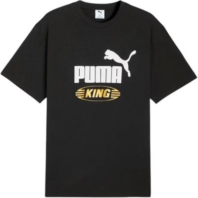 Puma King Retro Loose Casual Printed Short Sleeve T-Shirt Unisex Tops 636821-01