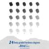 Staedtler Mars Lumograph Pencil 24 Hardness Drawing 100 G24 Black Set, Grades, Pencils,