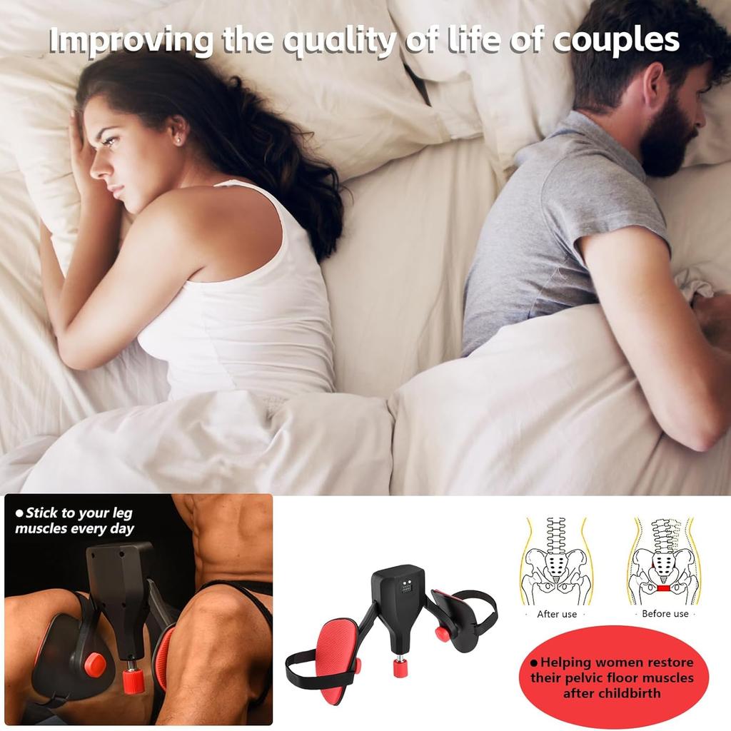 Allenatore Coscia Glutei Esercitatore Kegel per Interno Coscia & Allenamento Gambe Donne Uomini