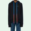 OFF WHITE Acrylic Arrows Incomplete Hoodie 'Black' OMBB057F19E300101060