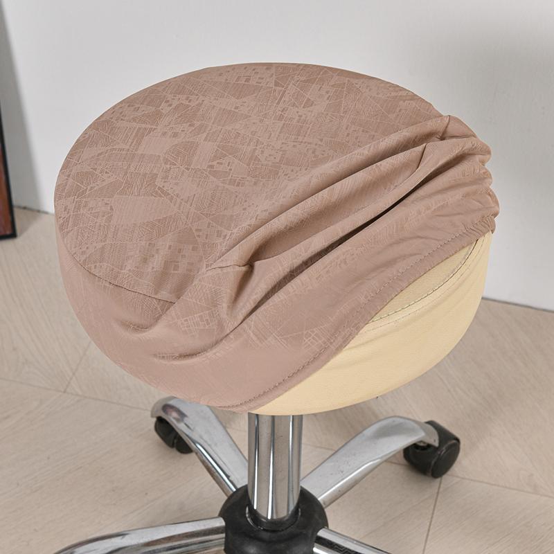 Stool Cover Round Bar Stool Cover Waterproof Chair Slipcover With Elastic Cushion Round Bar Stool Seat Cover For Bar Round Chair
