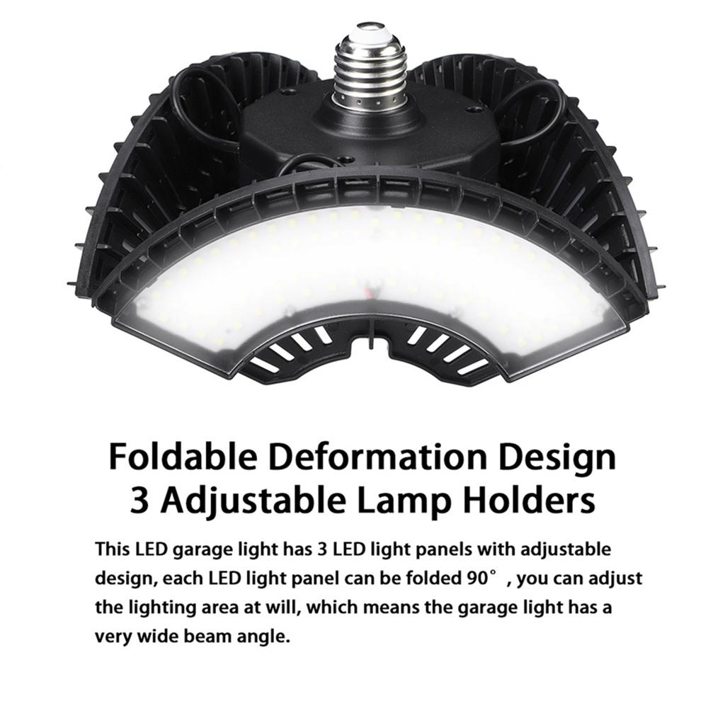 300W/200W 13500LM 315LED Pliable UFO LED High Bay Lights Lumière LED de Garage Éclairage Industriel Entrepôt Lampes LED High Bay