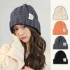 Winter Casual Long Twisted Knit Beanie Hat