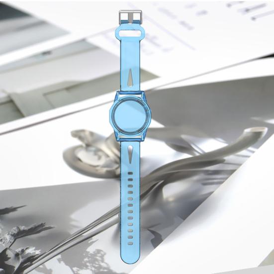 360 Degree Waterproof Silicone Wristband Case Adjustable Wrist Strap Protective Cover Anti-Lost Tracker Accessories for Apple AirTag