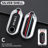 Zinc Alloy Car Key Case Cover Shell Fob for FIAT 500 Ducato Panda Punto 500L Lancia Musa for Citroen Jumper for Peugeot Boxer