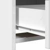 Makeup Table with Shelf White 78.5 x 41 x 135 cm Engineered Wood