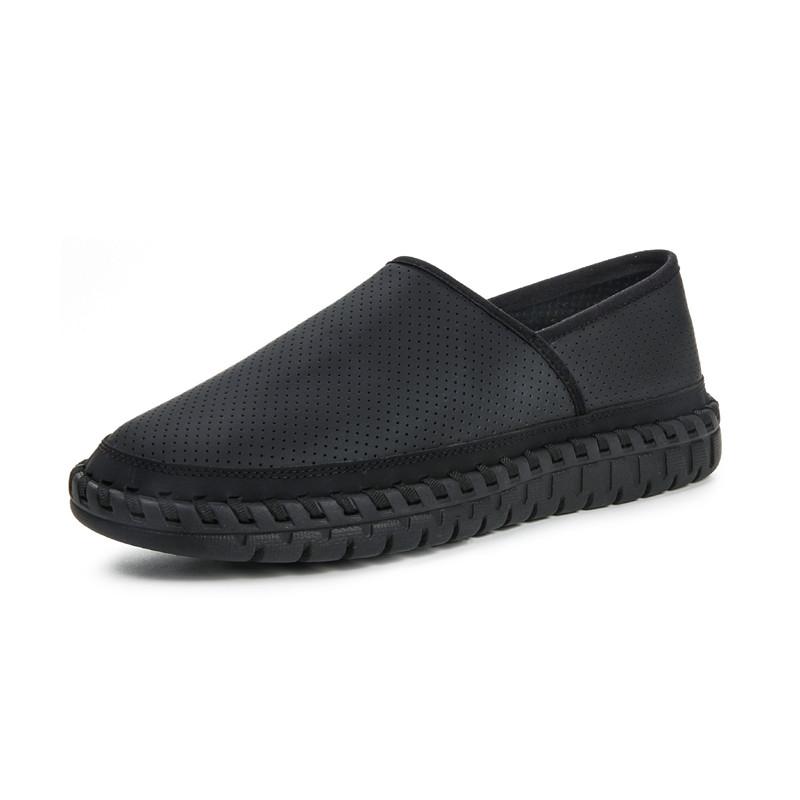 New Men's Soft Massage Fisherman Loafers New Father's Genuine Leather Espadrilles Shoes Male Walking Sneakers Footwears