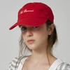 Letter Logo Ball Cap_Red