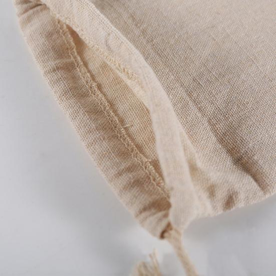 Borsa portaoggetti di grande capacità riutilizzabile in lino per pane fatto in casa, per verdure, per alimenti