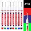 4-80Pcs 20mm Deep Hole Long Nib Head Marker For Metal Perforating Pen Waterproof Bathroom Woodworking Decor Multi-Purpose Tool