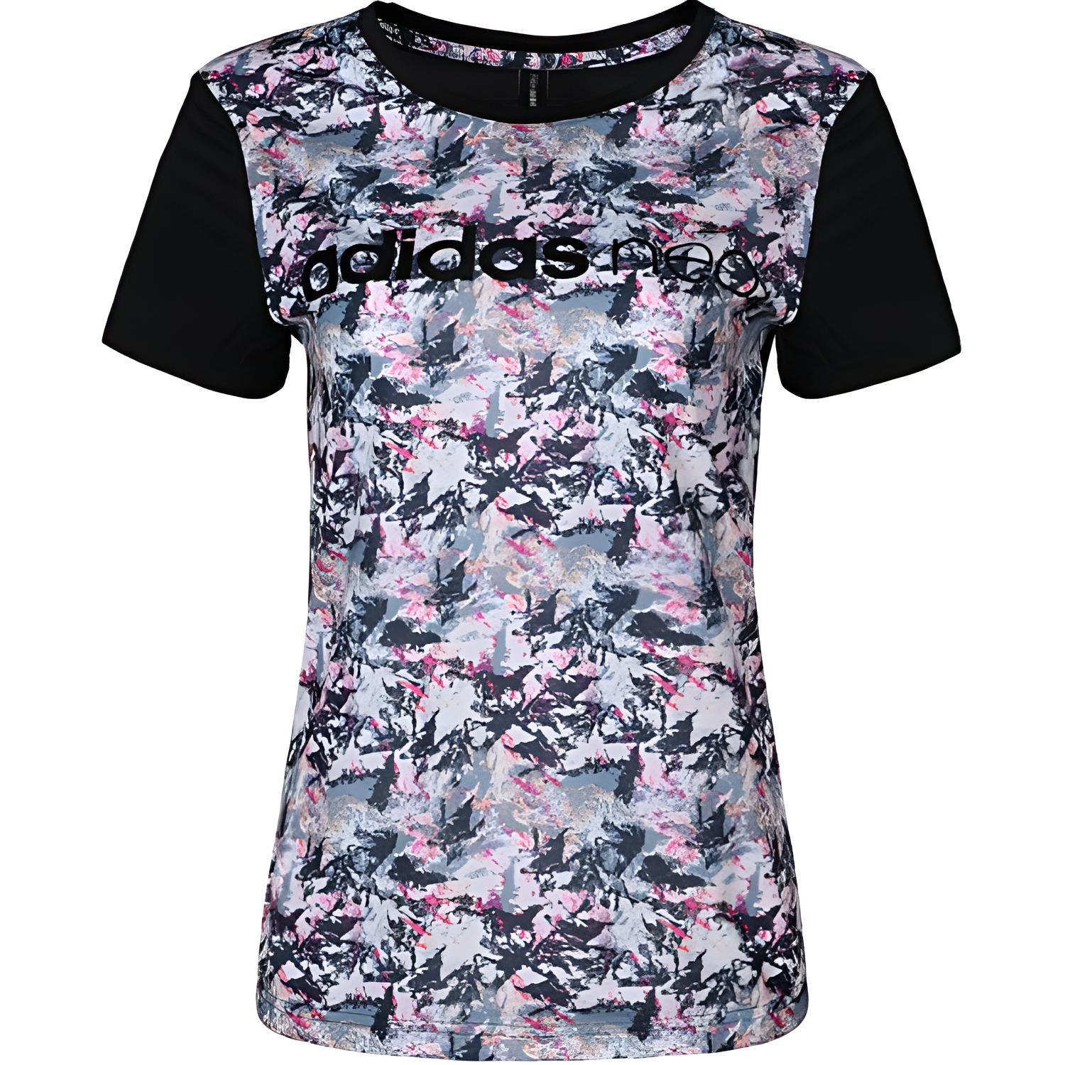 

Adidas Neo Drop Shoulder Sleeve T Shirt Women s Black DU2386 S