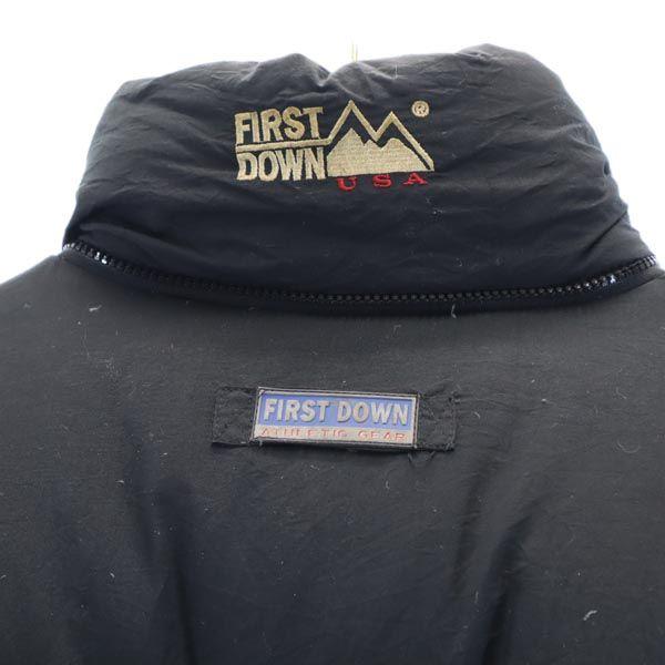 FIRSTDOWN Long Down Jacket M Black Men's Used