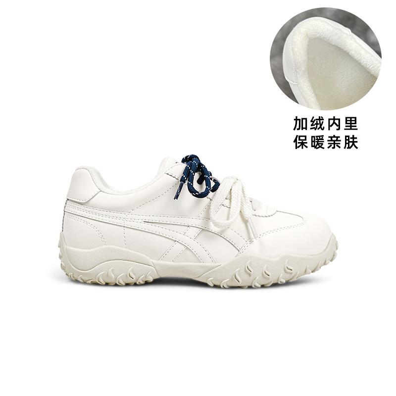 Wear-resistant sheepskin version~ Onitsuka Hu's new niche leather thick-soled Agam Dexun shoes women's 2025 new casual shoes