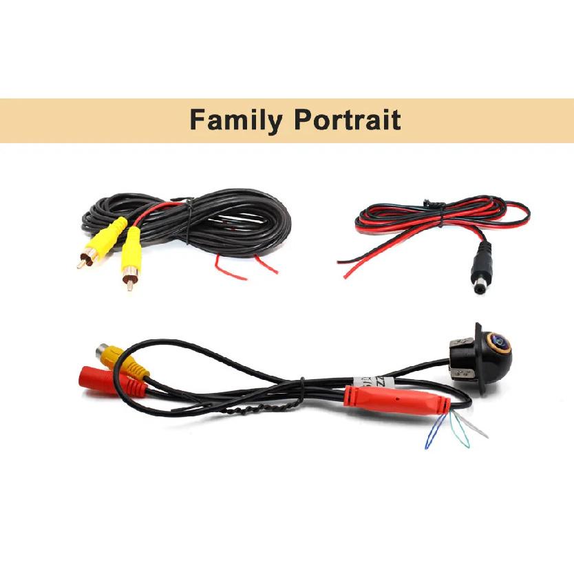 Smartour AHD 1080P Golden Len Car Rear View Camera Night Vision CCD Auto Backup Monitor 180 Degree Reversing Auto Parking Camera