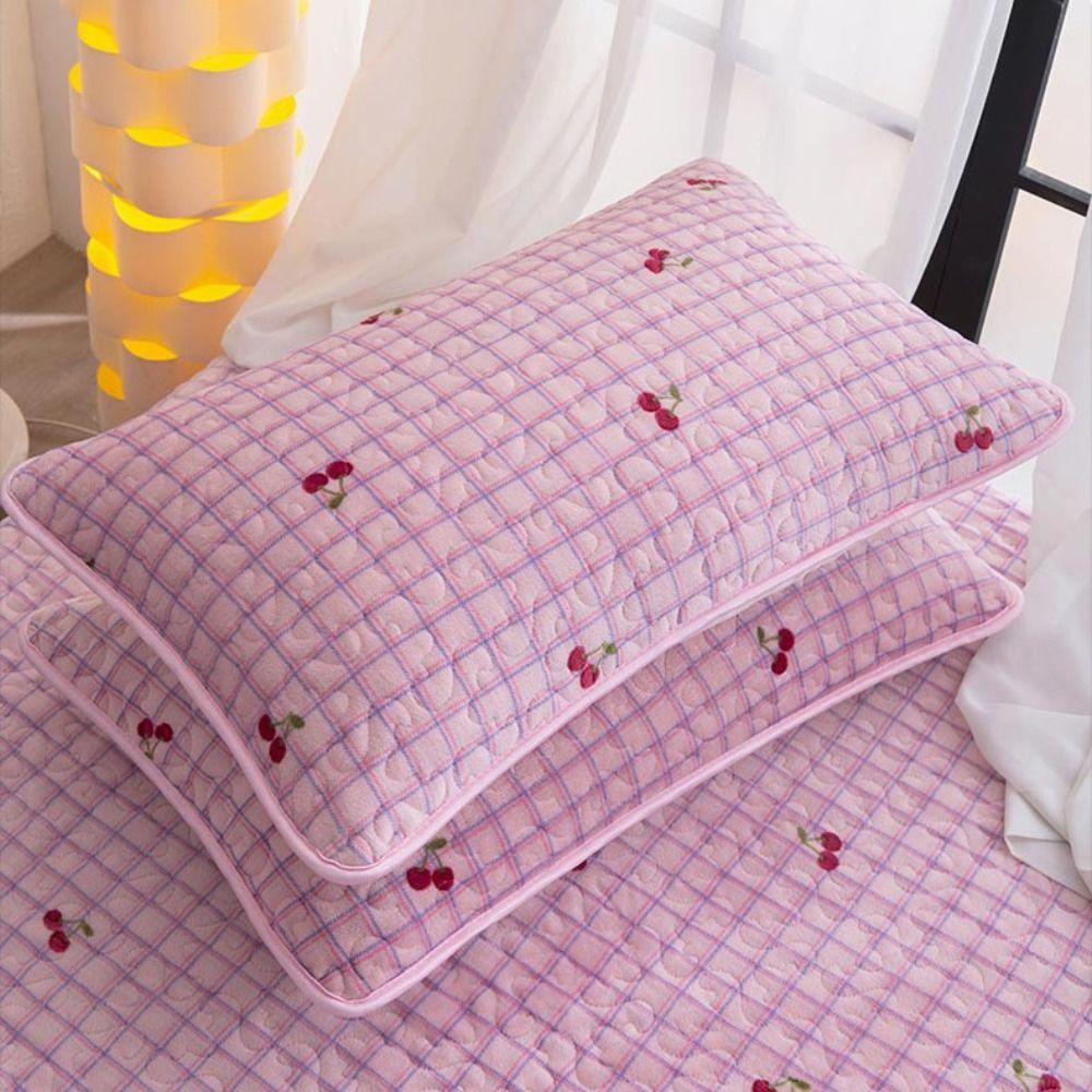 Comfortable 48*74cm Pillow Cover Velvet Rectangle Pillow Case Protector Cotton Warm Pillow Core Protection Autumn/Winter