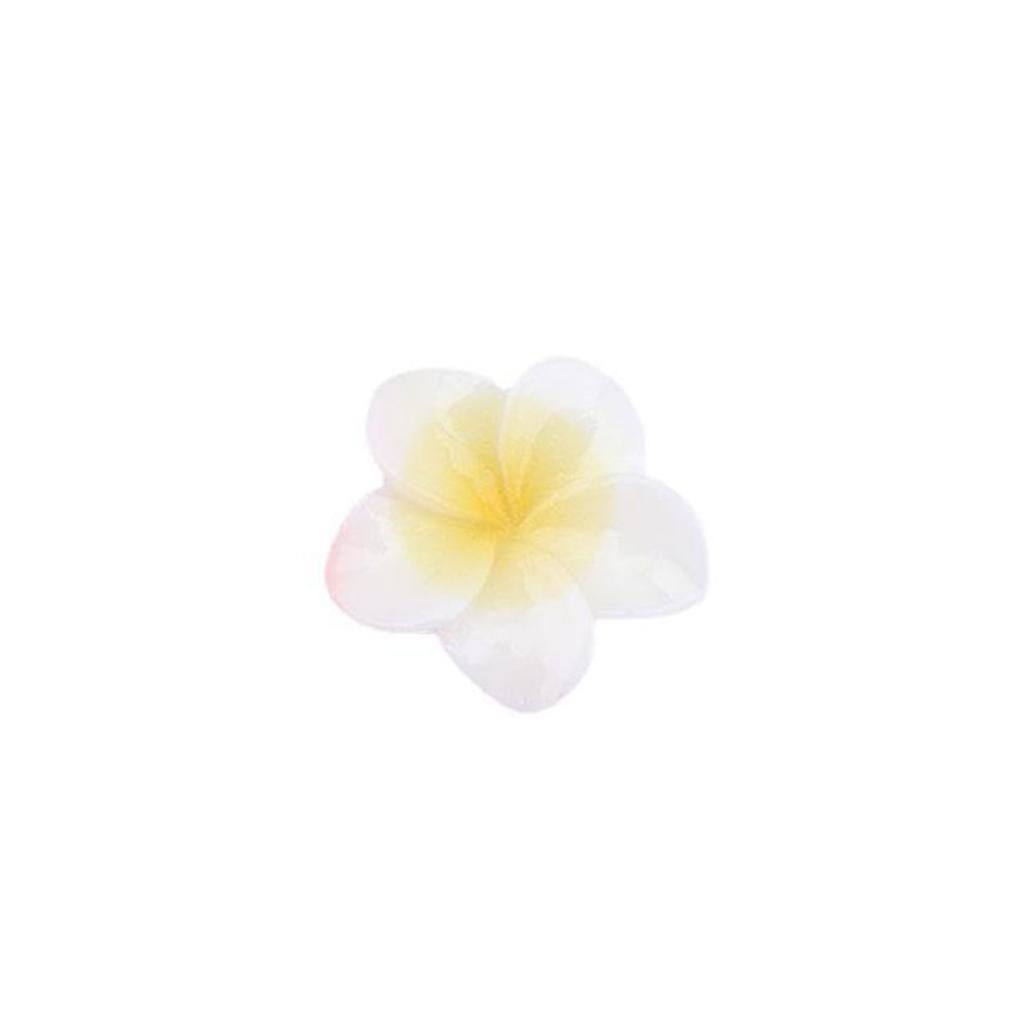 Plumeria Luminosa Monocolore Fatta a Mano Fai da Te Forcina Decorazione Copricapo Colla Crema Patch per Custodia Telefono Cellulare