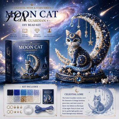 High Gloss Glass Beads Mythical Animal DIY Bead Kit for Beginners, 3D Beaded Making with Decorative Sculpture Instructions, Unique Designs and Pattern