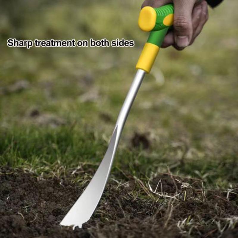 Garten Kleine Handschaufel mit Rutschfestem Ergonomischem Griff T-Förmiges Design Gartenkelle Unkrautentferner Werkzeug