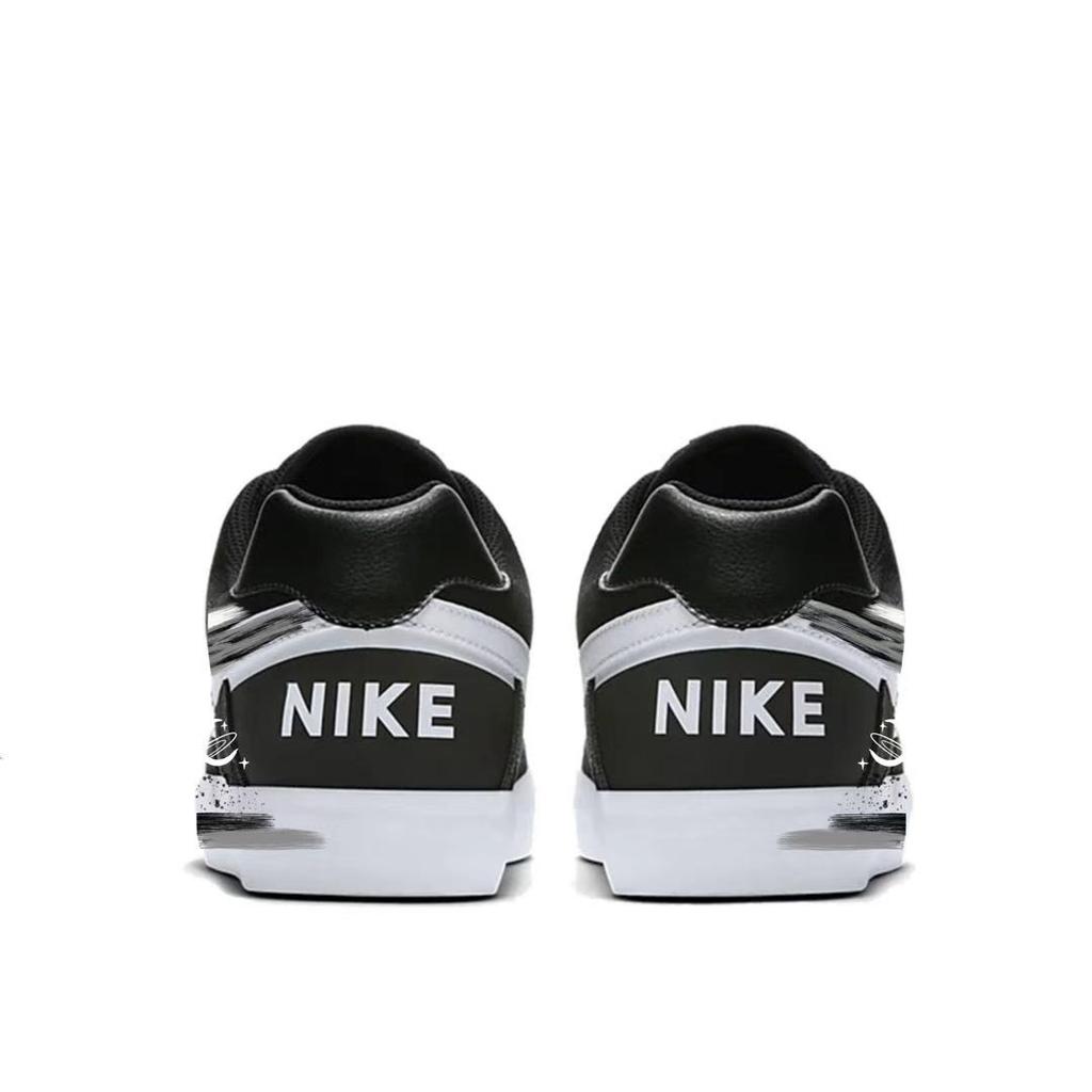 Nike SB Delta Slip Resistant, Abrasion Resistant, Lightweight Low Top Skateboard Shoes Unisex Black White 942237-010(Team1180-)