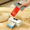 Mini Sigillatrice per Sacchetti, Macchina Sigillatrice Ricaricabile con Display LED di Alimentazione, Sigillatrice Portatile Regolabile a 8 Marce, Sigillatrice Termica e Taglierina, Resigillatrice per Sacchetti per