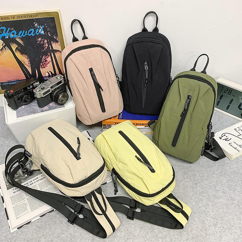 Workwear Unisex Daily Commuter Phone Bag New Stylish Simple Solid Color Crossbody Bag