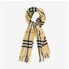 Burberry Wide Check Cashmere Fringe Scarf A2021