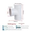 PVC Drainage Pipe Equal Tee Connector