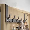 Over The Door Hooks 12-Hook Door Hanger Organizer for Bathroom & Bedroom Heavy Duty Over Door Towel Rack Coat Hat Bag Hanger with Rust-Resistant Hooks