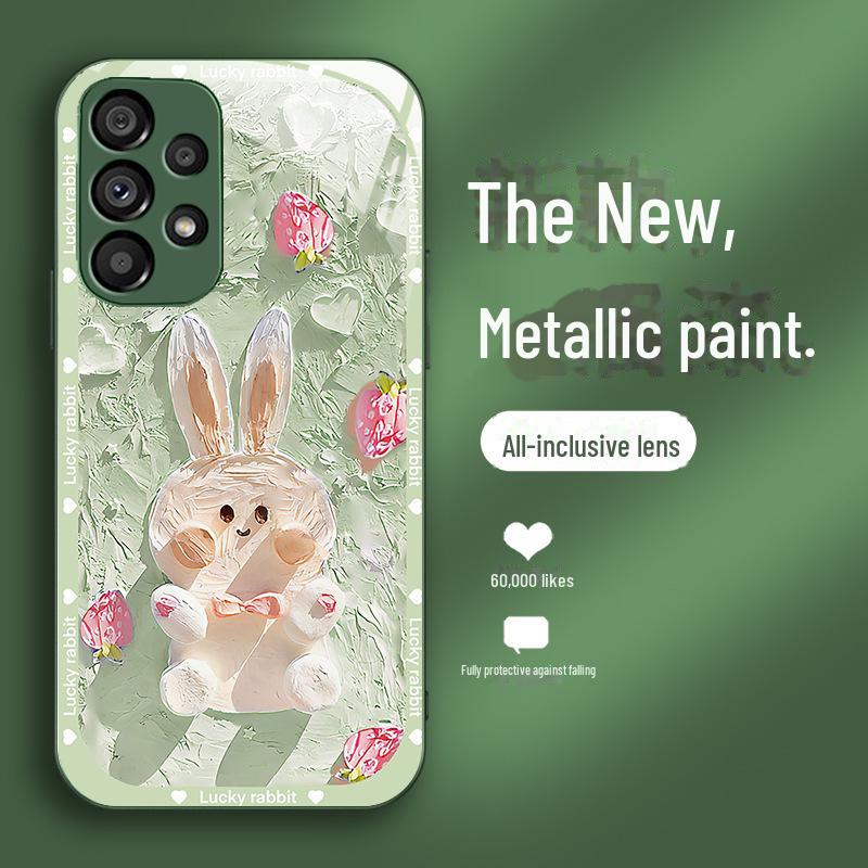 

Универсальный чехол с масляной живописью из жидкого стекла для Samsung S20Ultra, S21, S22Pro S10 Plus