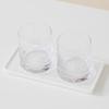 Mouthwash Cup Set with Tray