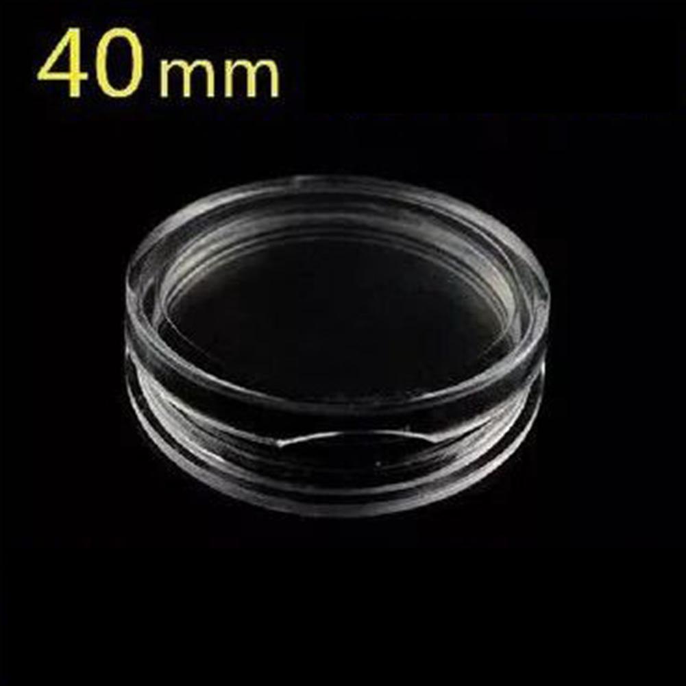Coin Capsules 40mm Inner Diameter High Quality Plastic