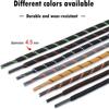 2 Pairs Work Boots Shoe Laces Diameter 4.5mm Heavy Duty Hiking Shoelaces for Men Women Round German Training Shoelace