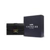 New COACH Grace Refined Pebbled Leather With Smooth Leather Accents Clutches Wallets Medium Size Women's Black CC059-IMBLK