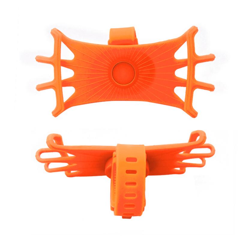 Multifunktionale Silikon-Fahrrad-Handyhalterung Outdoor-Fahrrad-Navigationsständer Laufrad Motorrad-Handyhalterung