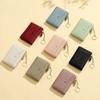 Pure Color Mini Coin Purse Card Holder Short Wallet Card Pocket Change Bag  Gift