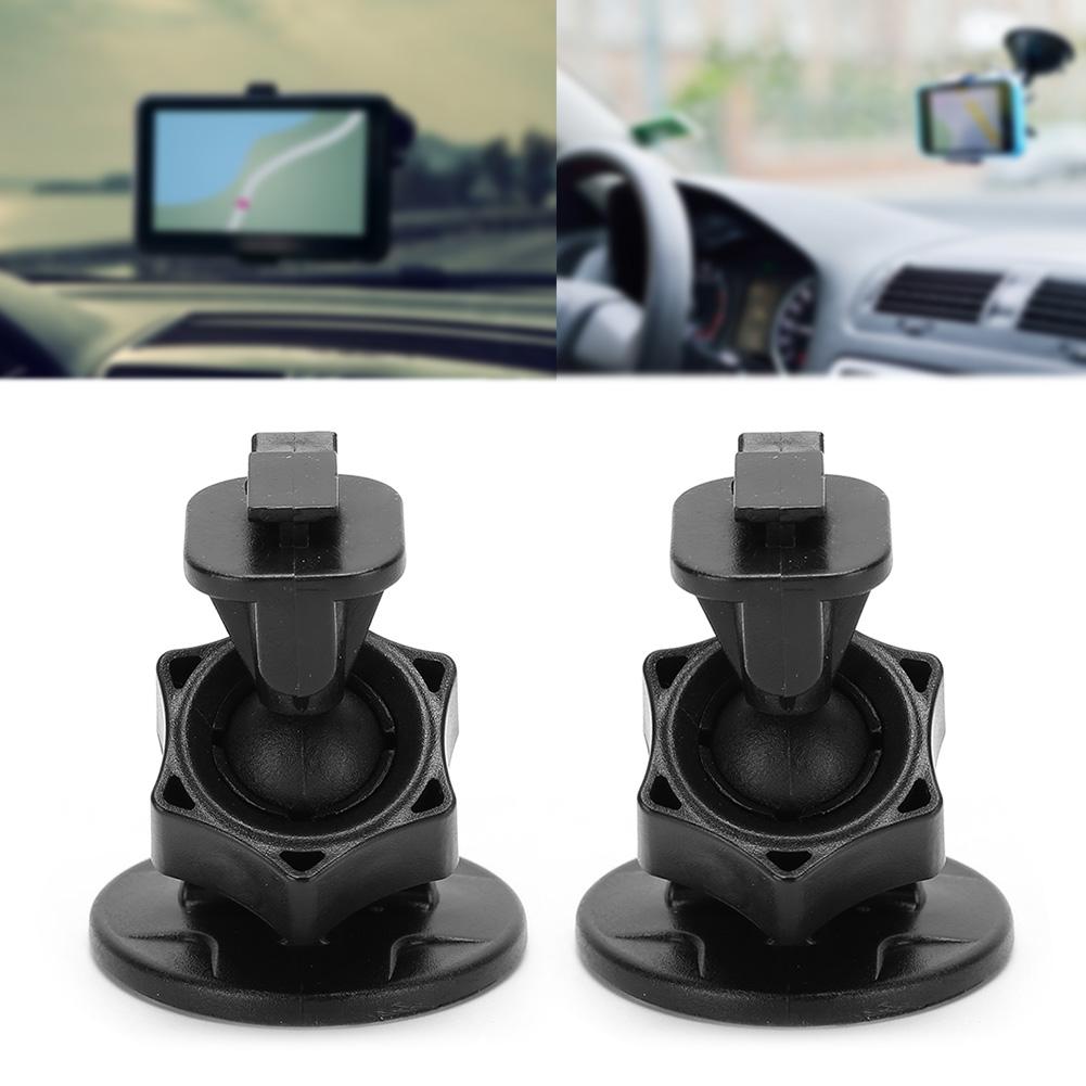 2pcs Dash Camera Mount Bracket 360 Degree Adjustable Dashboard Suction Cup Auto Recorder StandSingle Buckle with Clamp